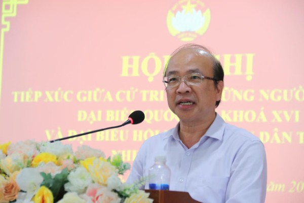 Sôi nổi Hội nghị tiếp xúc cử tri tại xã Lương Thế Trân: Kỳ vọng gửi gắm trước ngày bầu cử